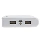 Корпус портативная зарядка Power Bank 4x18650 Белая - изображение 3