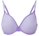 Бюстгальтер Gossard Glossies 6271 прозорий гладкий для глибокого декольте та природньої посадки 80B Violet (5053014908317) - зображення 1