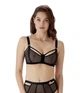 Бюстгальтер Gossard Pulse Mesh 19305 елегантний м'який з сіткою з широкими гумками 80C Black (ZIK0000017792) - изображение 3