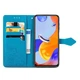 Чехол Vintage для Xiaomi Redmi Note 11 / Note 11S книжка кожа PU голубой - изображение 3