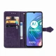 Чехол Vintage для Motorola Moto G30 книжка кожа PU с визитницей фиолетовый - изображение 3