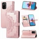 Чехол Vintage для Xiaomi Poco M5s книжка кожа PU с визитницей розовый - изображение 1
