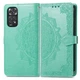Чехол Vintage для Xiaomi Redmi Note 11 / Note 11S книжка кожа PU бирюзовый - изображение 2