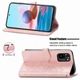 Чехол Vintage для Xiaomi Poco M5s книжка кожа PU с визитницей розовый - изображение 3