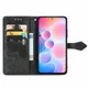 Чехол Vintage для Xiaomi Redmi Note 10 Pro книжка кожа PU с визитницей черный - изображение 3