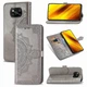 Чехол Vintage для Xiaomi Poco X3 / X3 Pro книжка кожа PU с визитницей серый - изображение 1