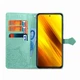 Чехол Vintage для Xiaomi Poco X3 / X3 Pro книжка кожа PU с визитницей бирюзовый - изображение 7