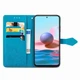 Чехол Vintage для Xiaomi Poco M5s книжка кожа PU с визитницей голубой - изображение 2