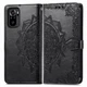Чехол Vintage для Xiaomi Poco M5s книжка кожа PU с визитницей черный - изображение 7