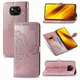 Чехол Vintage для Xiaomi Poco X3 / X3 Pro книжка кожа PU с визитницей розовый - изображение 1