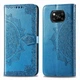 Чехол Vintage для Xiaomi Poco X3 / X3 Pro книжка кожа PU с визитницей голубой - изображение 4