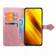 Чехол Vintage для Xiaomi Poco X3 / X3 Pro книжка кожа PU с визитницей розовый - изображение 7