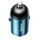 Автомобільний зарядний пристрій Baseus Tiny Star Mini QC 3.0 30W USB, 5A Блакитний - зображення 4