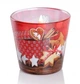 Свічка новорічна ароматизована в склі Bartek Candles Апельсин та імбир з нотками анісу 115г. - изображение 2