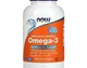 Омега 3 NOW Foods Omega-3 Molecularly Distilled Softgels 1000 mg 200 Fish Softgels - изображение 1
