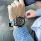 Армейские часы мужские наручные противоударные с подсветкой Sanda 6008 Green-Black - изображение 4