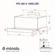 Вытяжка Minola HTL 6612 WH 1000 LED - изображение 7