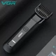 Машинка триммер беспроводной для стрижки волос и бороды VGR V-928 Pro Черная + Насадка - изображение 2