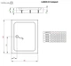 Душовий піддон RADAWAY Laros D 120 x 80 SLD81217-01 - зображення 2