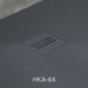 Душовий піддон RADAWAY Kyntos F 140x80 колір антрацит HKF14080-64 - зображення 6