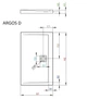 Душевой поддон RADAWAY Argos D 100x90 4AD910-01 - изображение 2