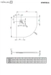 Душевой поддон RADAWAY Kyntos A 100x100 цвет черный HKA100100-54 - изображение 2
