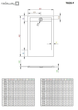 Душевой поддон RADAWAY Teos F 160x90 цвет антрацит HTF16090-64 - изображение 2