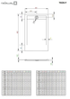 Душевой поддон RADAWAY Teos F 210x80 цвет черный HTF21080-54 - изображение 2