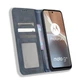 Чохол-книжка Deexe Retro Style для Motorola Moto G32 - Blue - зображення 4