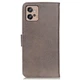 Чехол-книжка с застежкой KHAZNEH Wallet Cover для Motorola Moto G32 - Khaki - изображение 3