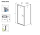 Душевая кабина RADAWAY Twist DW+S 80x80x190 382001-01 + 382011-01 - изображение 3