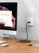Інтернет кабель Ugreen Ethernet RJ45 Cat 7 High Speed ​​Braided Internet Cord мережевий шнур 10 м Black (NW150) - зображення 7