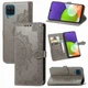 Чехол Vintage для Samsung Galaxy M12 2021 / M127 книжка кожа PU с визитницей серый - изображение 1