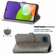 Чехол Vintage для Samsung Galaxy M12 2021 / M127 книжка кожа PU с визитницей серый - изображение 4