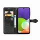Чехол Vintage для Samsung Galaxy A12 2021 / A125 книжка кожа PU с визитницей черный - изображение 3