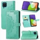 Чехол Vintage для Samsung Galaxy M12 2021 / M127 книжка кожа PU с визитницей бирюзовый - изображение 1