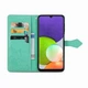 Чехол Vintage для Samsung Galaxy M12 2021 / M127 книжка кожа PU с визитницей бирюзовый - изображение 3