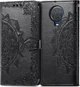 Чехол Vintage для Nokia G20 книжка кожа PU с визитницей черный - изображение 2