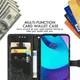 Чехол Vintage для Motorola Moto E20 / E40 книжка кожа PU с визитницей черный - изображение 6