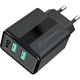 Зарядний пристрій Grand-X 5V 2,1A Black + cable USB-Lightning (CH15LTB) - зображення 4