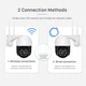 "PTZ-D4" Уличная IP Wi-Fi камера Видеонаблюдения Купольная Поворотная IP66 (бело-черная) - изображение 9