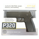 Пневматический пистолет Sig Sauer Air P320 Blowback (AIR-P320-177-30R-BLK) - изображение 7