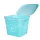 Корзина з кришкою глубокая ASUDE Plastik 12л, салатовий (ASD172-салат) - изображение 2