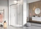 Душевая кабина RADAWAY Idea PDD 100Lx90Rx200 стекло прозрачное 387139-01-01 + 387157-01-01 - изображение 6