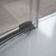 Душевая кабина RADAWAY Idea Black PDD 120Lx90Rx200 стекло прозрачное черный профиль 387139-01-01 + 387159-54-01 - изображение 8