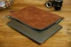 Кожаный чехол для MacBook на молнии с войлоком Дизайн №41, натуральная Винтажная кожа, цвет Коньяк - изображение 5