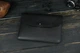 Кожаный чехол для MacBook Дизайн №35, натуральная кожа итальянский Краст, цвет Черный - изображение 1