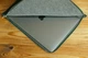Кожаный чехол для MacBook на молнии с войлоком Дизайн №41, натуральная кожа Grand, цвет Зеленый - изображение 3