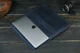 Кожаный чехол для MacBook Дизайн №24, натуральная Винтажная кожа, цвет Синий - изображение 3