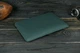 Кожаный чехол для MacBook Дизайн №2, натуральная кожа Grand, цвет Зеленый - изображение 3